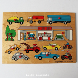 Simplex puzzel - garage - voertuigen