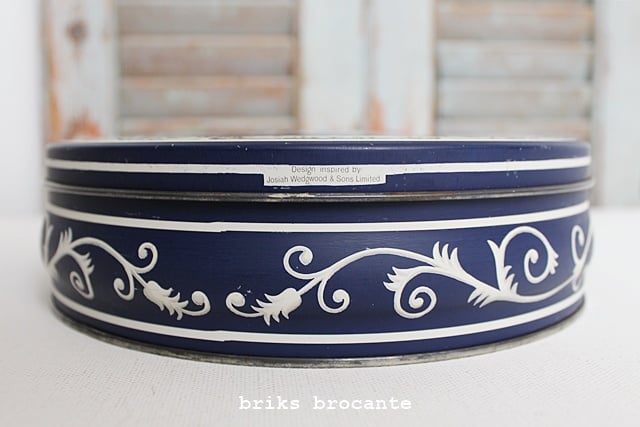 blik / koektrommel Wedgwood