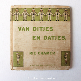 Van ditjes en datjes. - Rie Cramer
