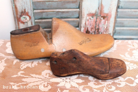oude houten schoenleest kind