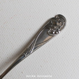 set theelepels art nouveau - verzilverd