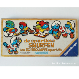 puzzel De sportieve smurfen