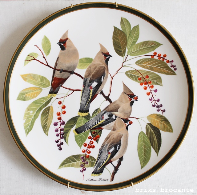wandbord Franklin Porcelain - pestvogel