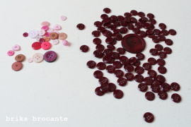 set vintage fournituren - roze