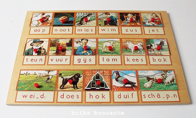 knopjespuzzel leesplankje