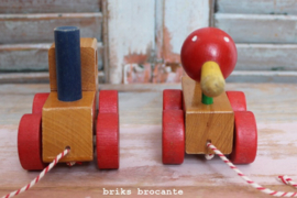 set houten trekspeelgoed SIO