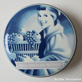 blikje De Gruyter melk-chocolade pastilles