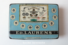 blikje Ed. Laurens sigeretten - bleu