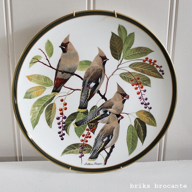 wandbord Franklin Porcelain - pestvogel