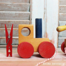 set houten trekspeelgoed SIO