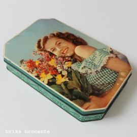 blik Mackintosh - dame met bloemen