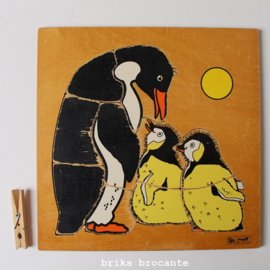 Rolf  puzzel - pinguin met jongen