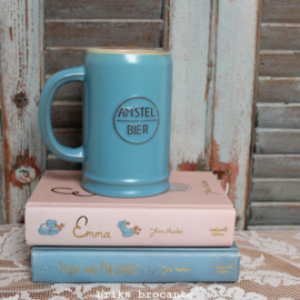 bierpul Amstel bier - lichtblauw