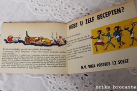 4 oude receptenboekjes / reclameboekjes