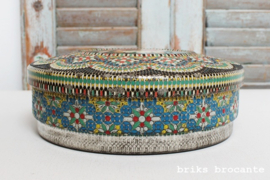 blik / koektrommel - mozaiek