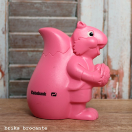spaarpot Rabobank eekhoorn - roze