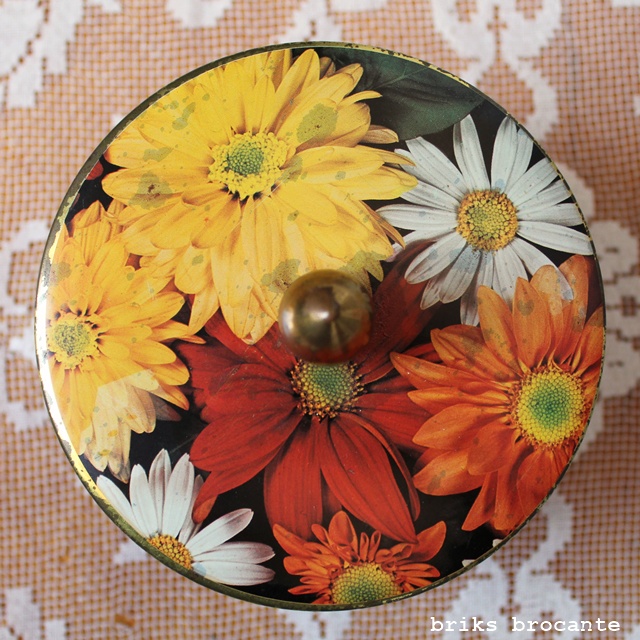 blikje Cote d'Or - bloemen