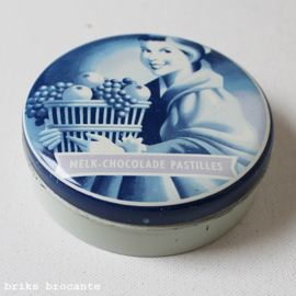blikje De Gruyter melk-chocolade pastilles