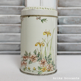 set blikjes veldbloemen