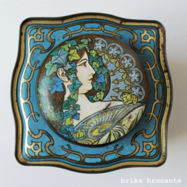 blik - theeblik jugendstil - Mucha