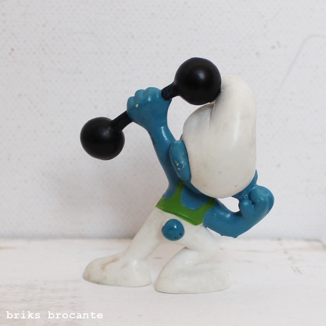 potige smurf met halter