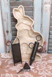 set oud klein keukengerei