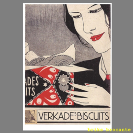 kaart Rie Cramer - Verkade's Biscuits