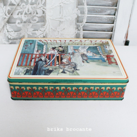 blik / koektrommel Carl Larsson - bruiloft