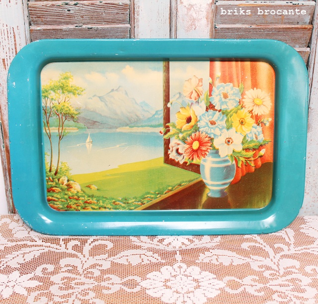 vintage dienblad