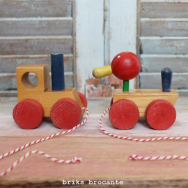 set houten trekspeelgoed SIO