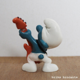 smurf met gitaar