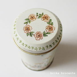 set blikjes veldbloemen
