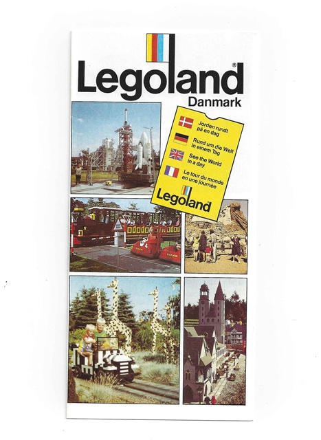 gids met plattegrond Legoland 1985