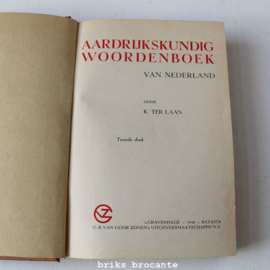 Aardrijkskundig woordenboek van Nederland