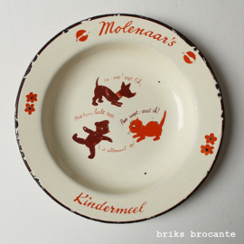 emaille bord Molenaar's Kindermeel