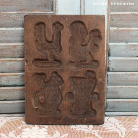 speculaasplank 4 figuren