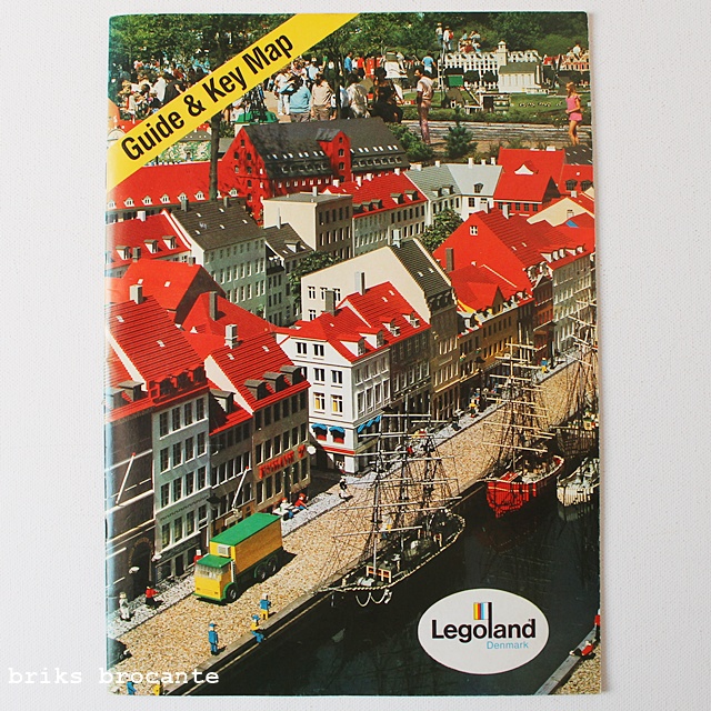 gids met plattegrond Legoland 1985
