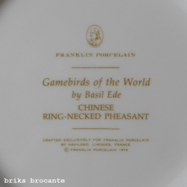 bord Franklin Porcelain - fazant