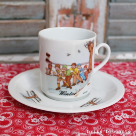 kop en schotel - winter - Rie Cramer