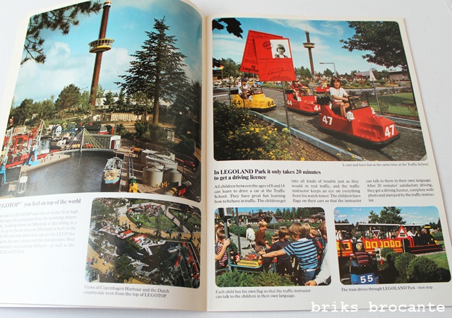 gids met plattegrond Legoland 1985