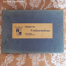 doos schoolstempels - verkeerstekens
