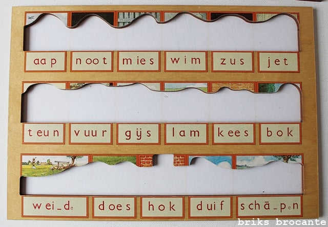 knopjespuzzel leesplankje
