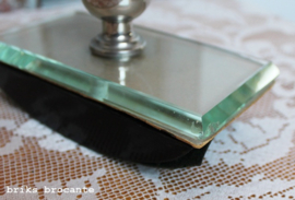 blotter / inktdepper - hout met glas