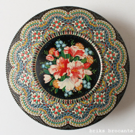 blik / koektrommel - mozaiek