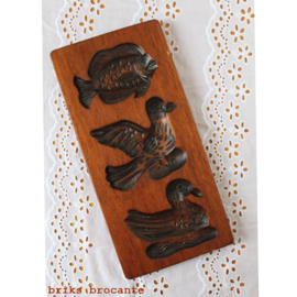 speculaasplank vis - vogel - eend