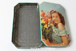 blik Mackintosh - dame met bloemen
