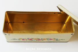 blik Verkade - bloemen-craquelé