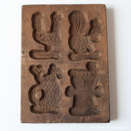 speculaasplank 4 figuren