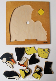 Rolf  puzzel - pinguin met jongen
