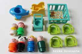 set vintage Fisher Price familie
